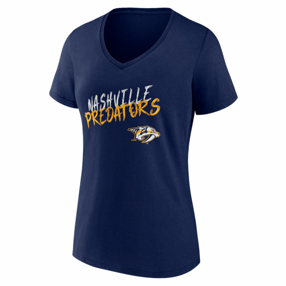 Nashville Predators Women's Hustle Personalized Name & Number V-Neck T-Shirt Online