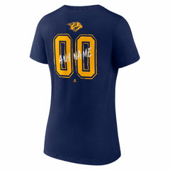 Nashville Predators Women's Hustle Personalized Name & Number V-Neck T-Shirt Online