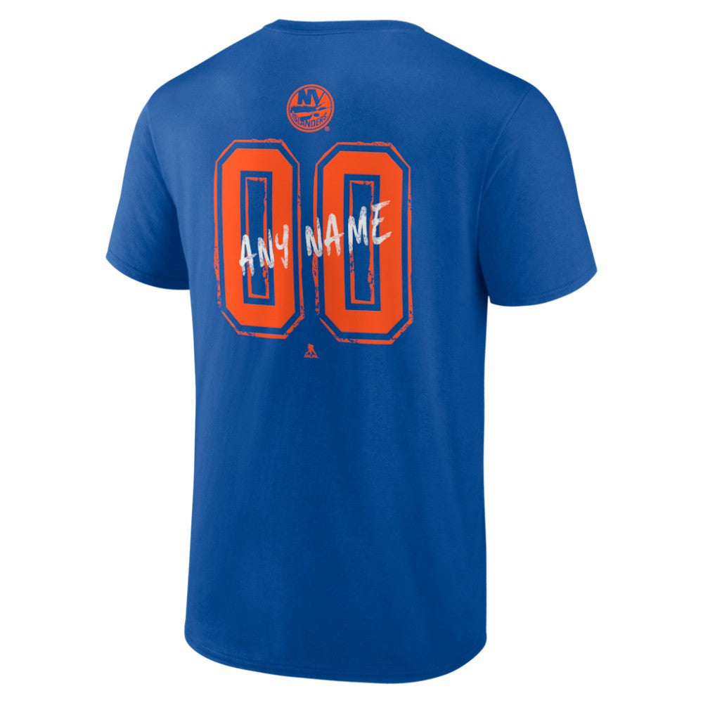 New York Islanders Hustle Personalized Name & Number T-Shirt Outlet