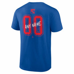 New York Rangers Big & Tall Hustle Personalized Name & Number T-Shirt Online