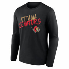 Ottawa Senators Hustle Personalized Name & Number Long Sleeve T-Shirt Discount