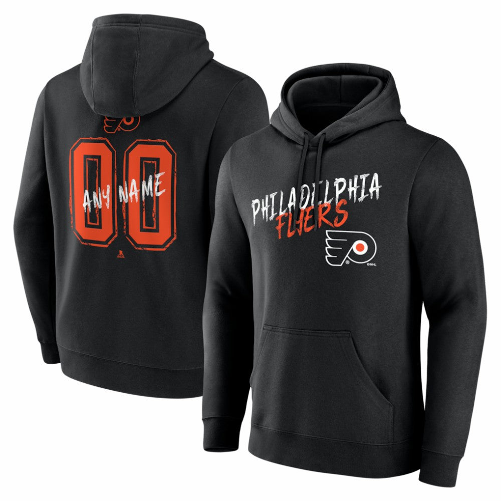 Philadelphia Flyers Hustle Personalized Name & Number Hoodie Outlet