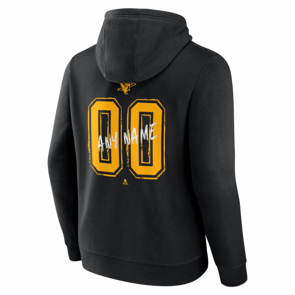 Pittsburgh Penguins Hustle Personalized Name & Number Hoodie Discount