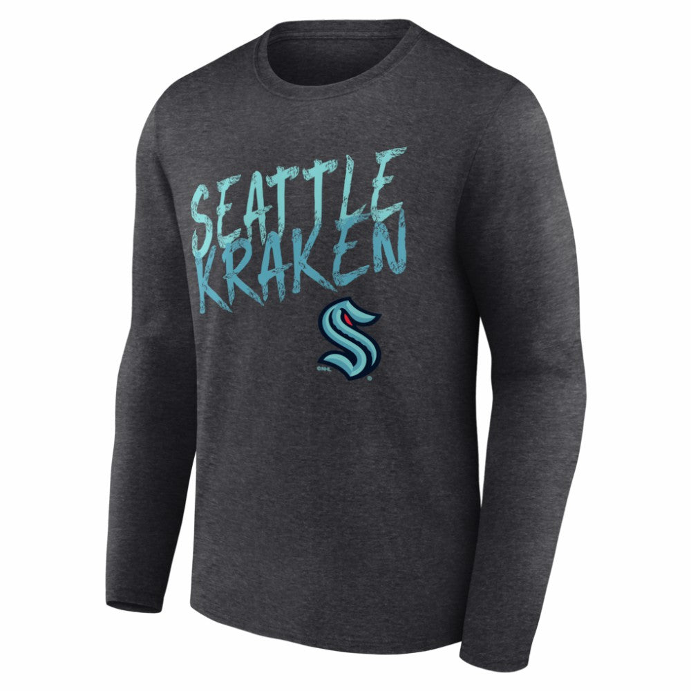 Seattle Kraken Hustle Personalized Name & Number Long Sleeve T-Shirt Discount