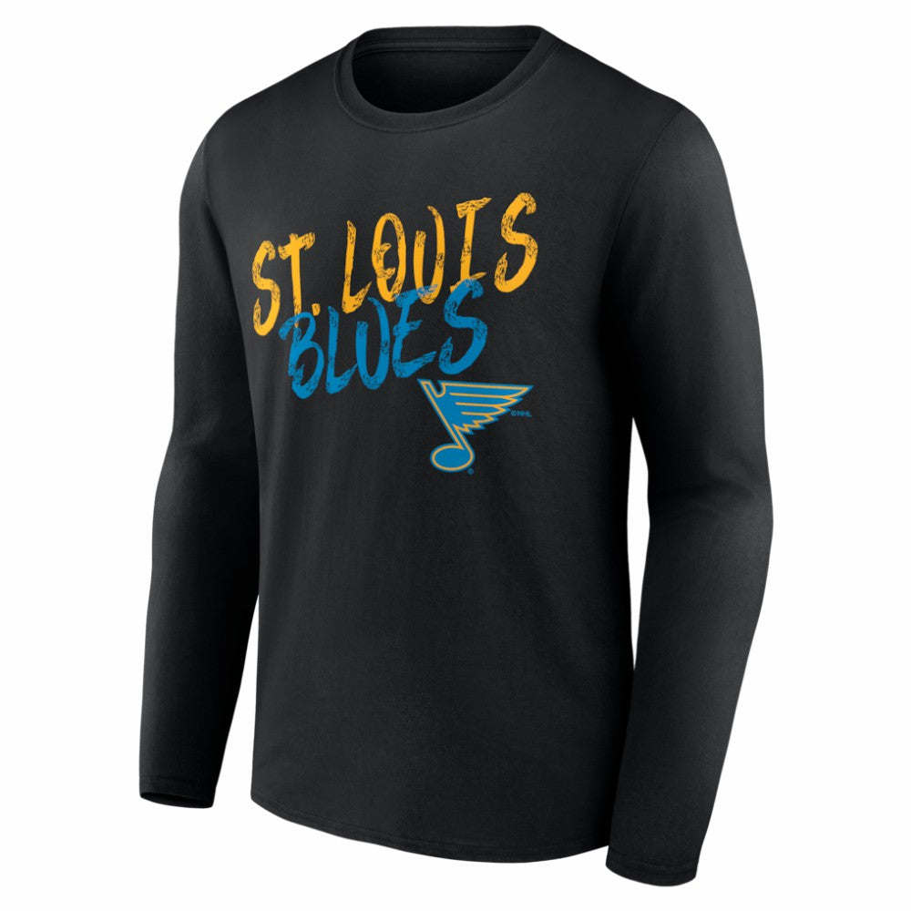 St. Louis Blues Hustle Personalized Name & Number Long Sleeve T-Shirt Discount