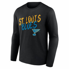 St. Louis Blues Hustle Personalized Name & Number Long Sleeve T-Shirt Discount