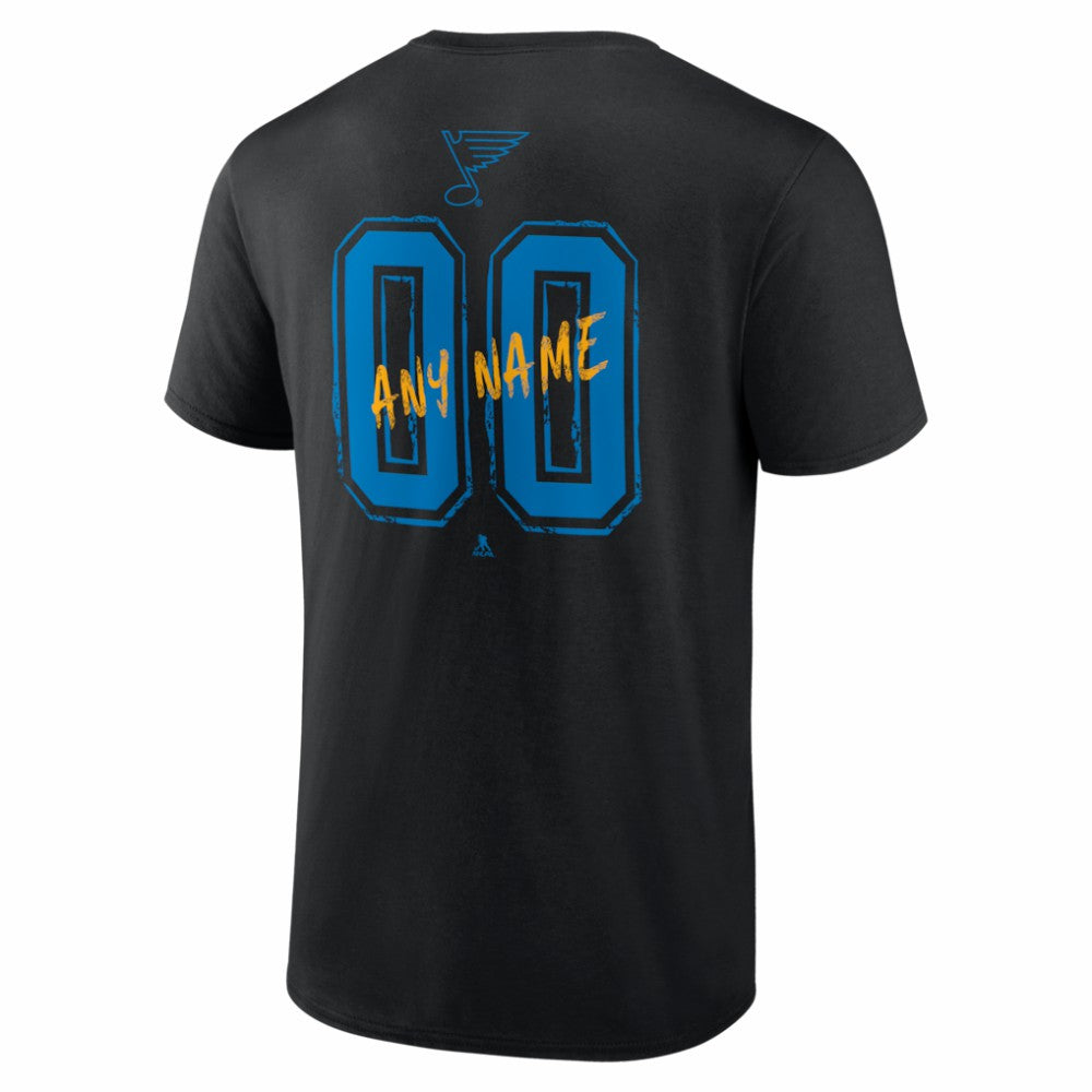 St. Louis Blues Hustle Personalized Name & Number T-Shirt Discount