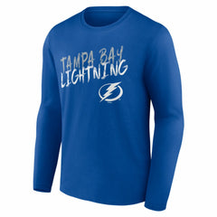 Tampa Bay Lightning Hustle Personalized Name & Number Long Sleeve T-Shirt Outlet