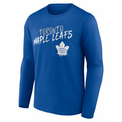 Toronto Maple Leafs Hustle Personalized Name & Number Long Sleeve T-Shirt On Sale