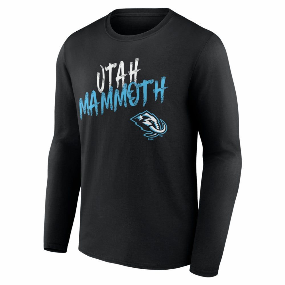 Utah Mammoth Hustle Personalized Name & Number Long Sleeve T-Shirt Outlet