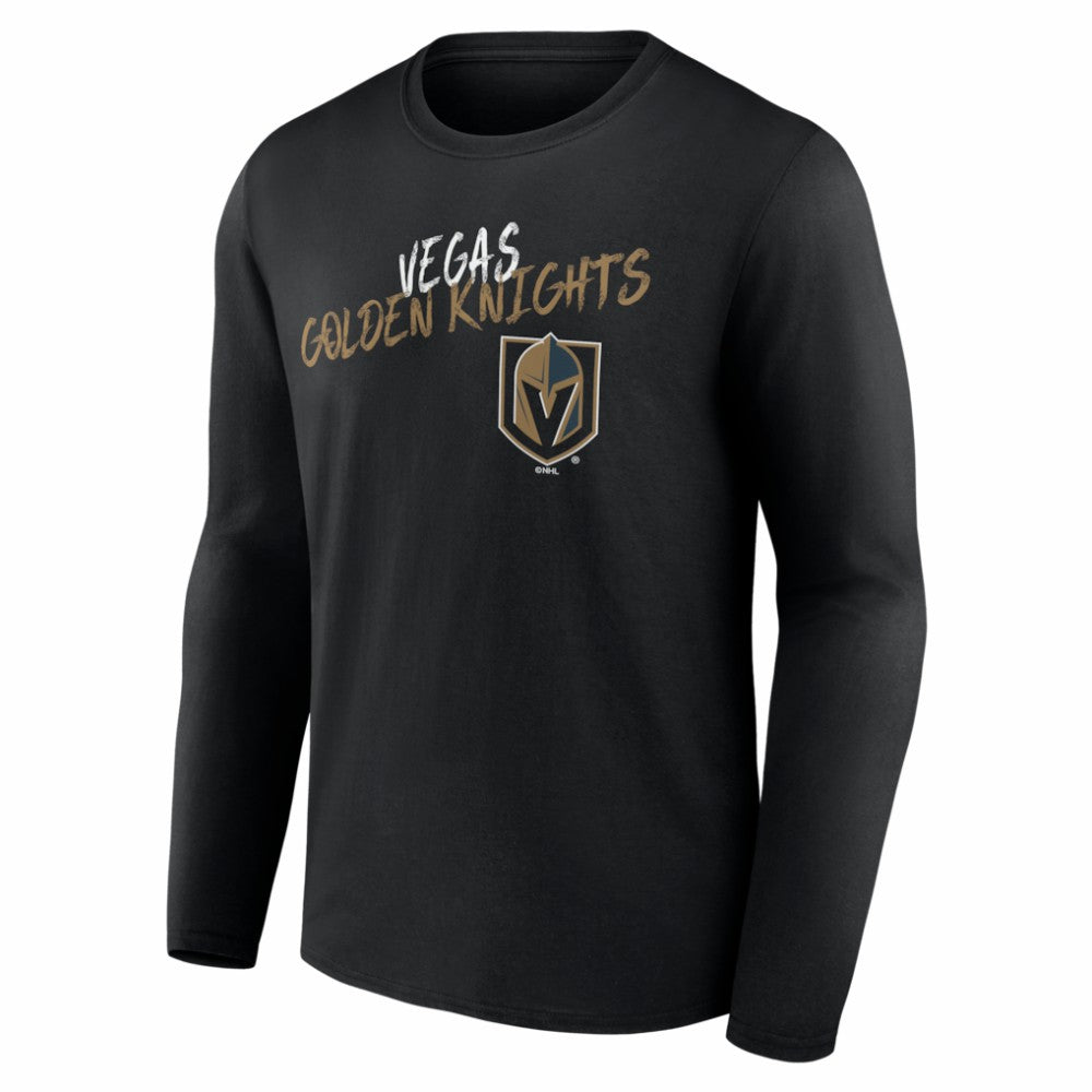 Vegas Golden Knights Hustle Personalized Name & Number Long Sleeve T-Shirt Online