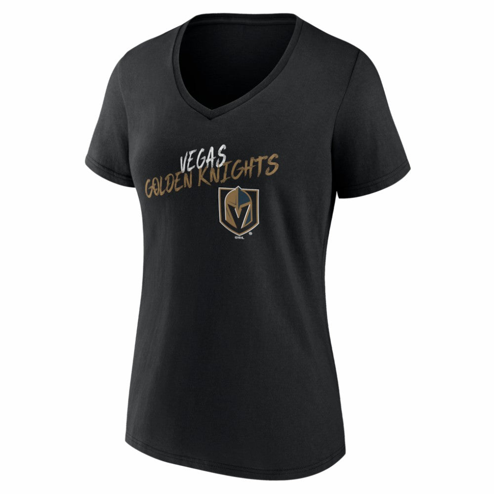 Vegas Golden Knights Women's Hustle Personalized Name & Number V-Neck T-Shirt Online
