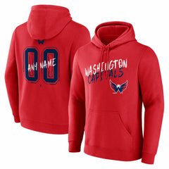 Washington Capitals Hustle Personalized Name & Number Hoodie Online