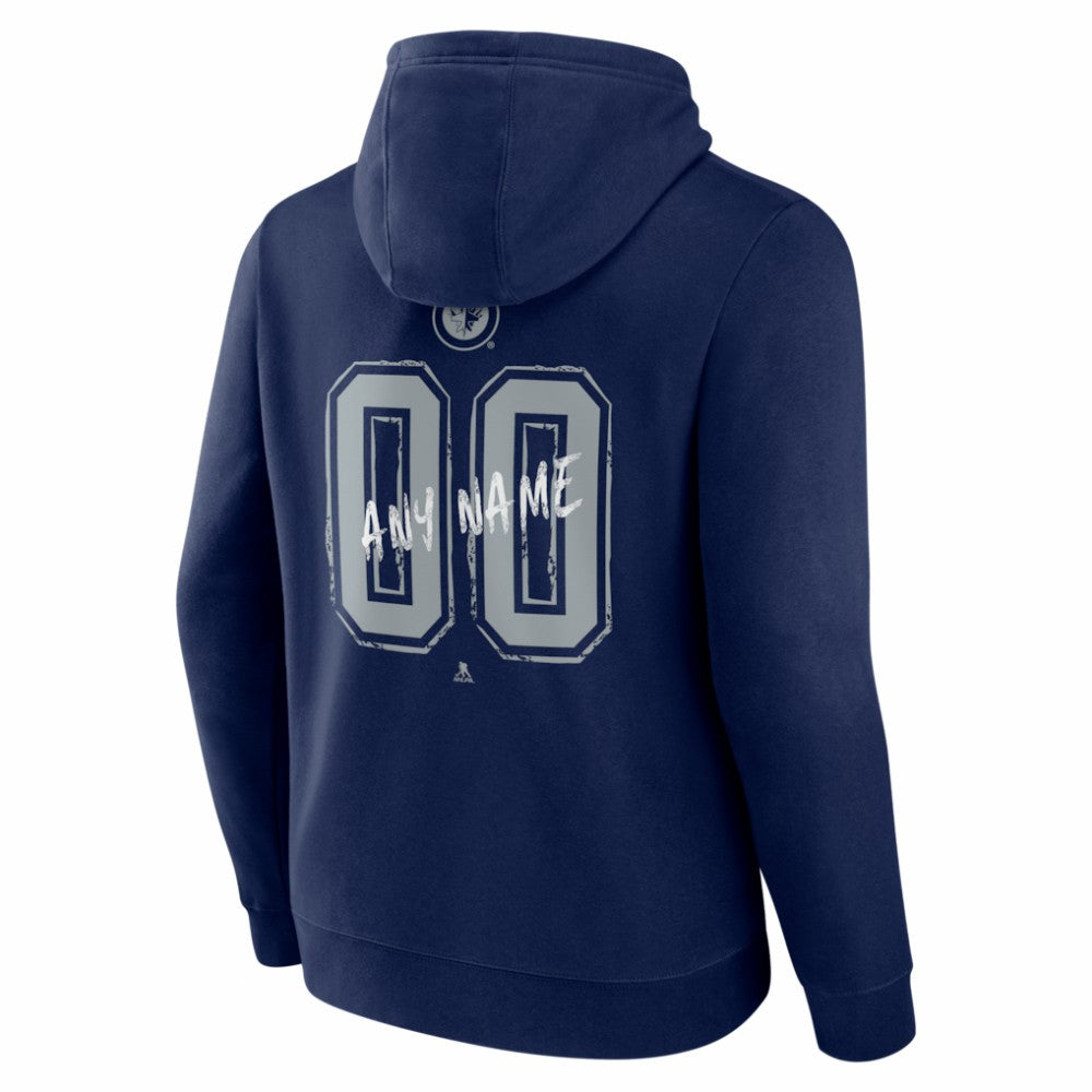 Winnipeg Jets Hustle Personalized Name & Number Hoodie On Sale