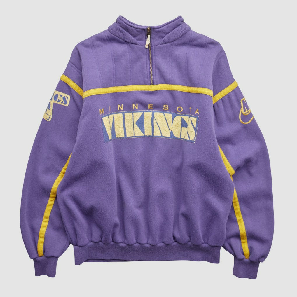Minnesota Vikings Fanatics 90s 1/4 Zip Sweatshirt