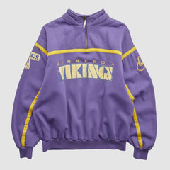 Minnesota Vikings Fanatics 90s 1/4 Zip Sweatshirt