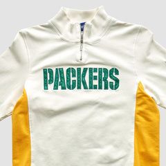 Green Bay Packers Fanatics Reebok 2000s 1/4 Zip Sweatshirt