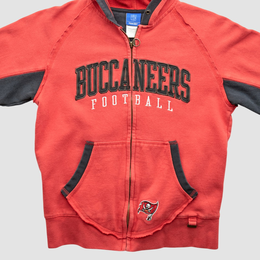 Tampa Bay Buccaneers Fanatics Reebok 2000s Hooded Full Zip Sweatshirt