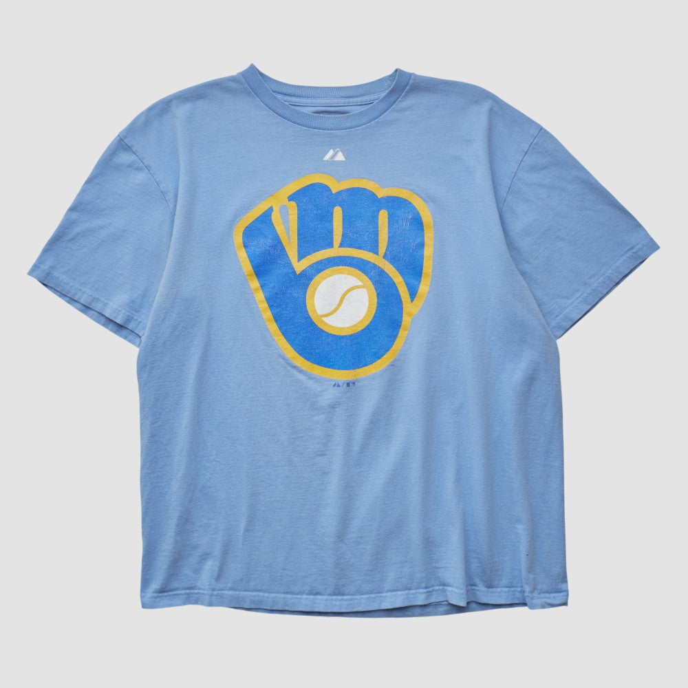 Milwaukee Brewers Majestic 2000s T-shirt | MLB Outlet