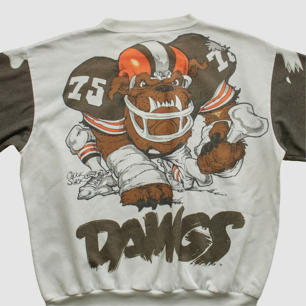 Cleveland Browns Fanatics Chalk Line 90s Pullover Sweatshirt