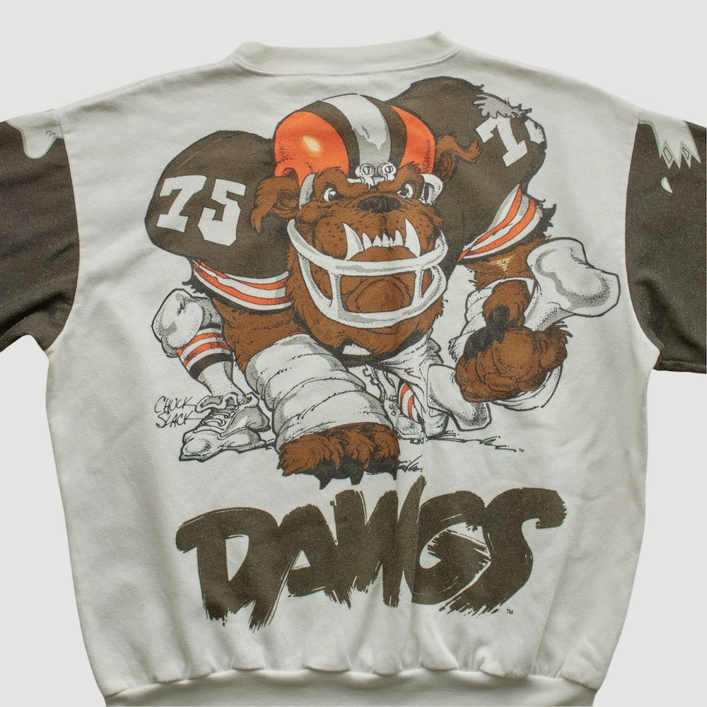 Cleveland Browns Fanatics Chalk Line 90s Pullover Sweatshirt