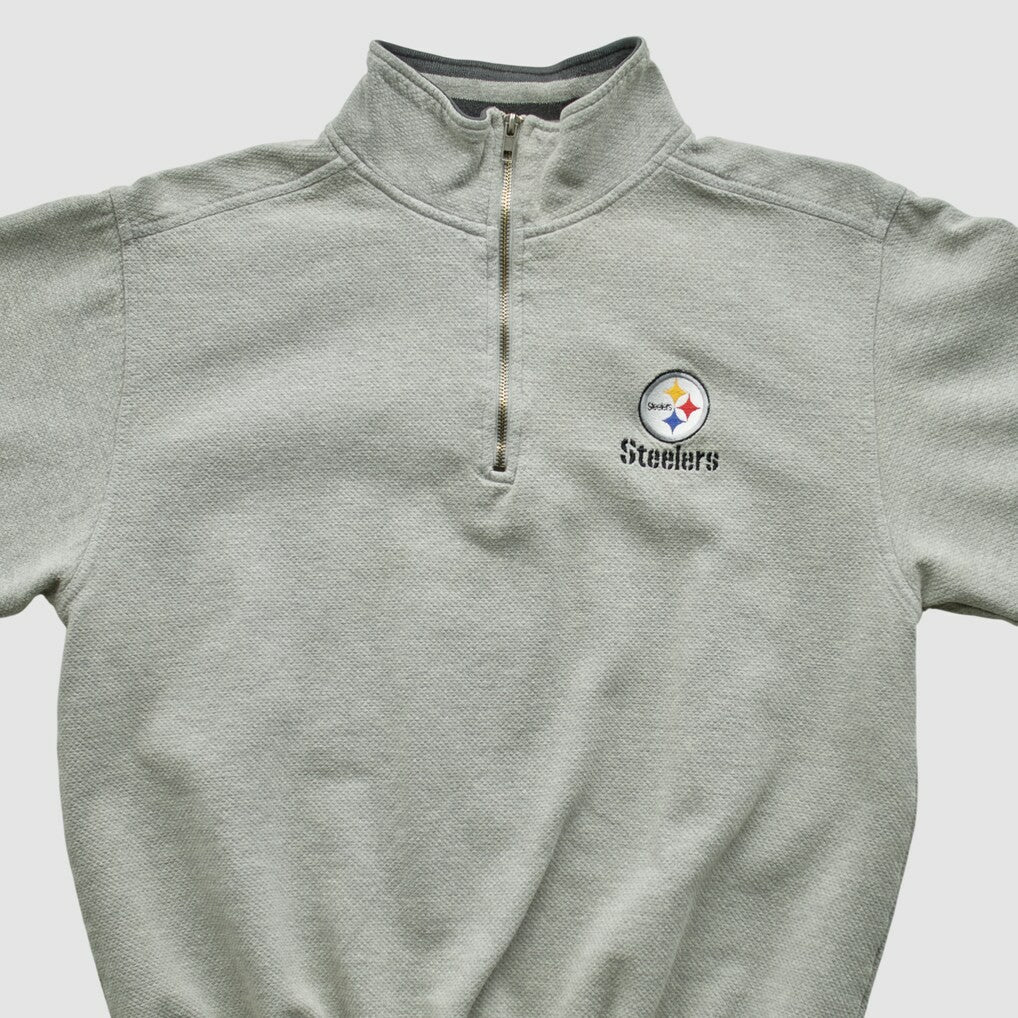 Pittsburgh Steelers Fanatics Lee Sport 90s 1/4 Zip Sweatshirt