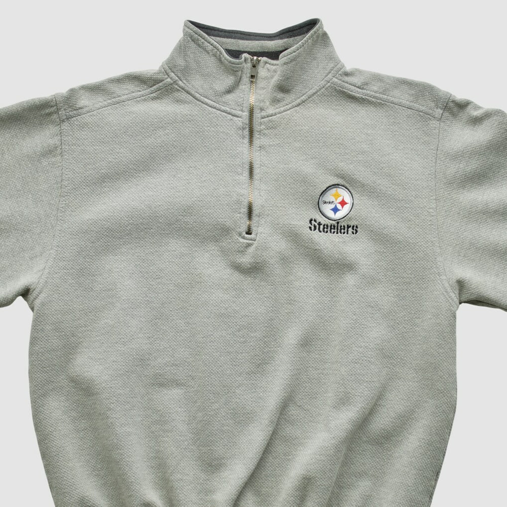 Pittsburgh Steelers Fanatics Lee Sport 90s 1/4 Zip Sweatshirt