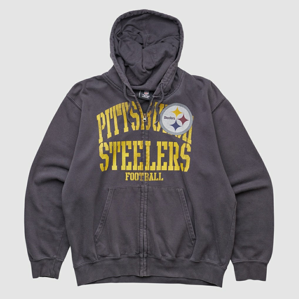 Pittsburgh Steelers Fanatics NFL 2010s Hooded Full Zip Sweatshirt