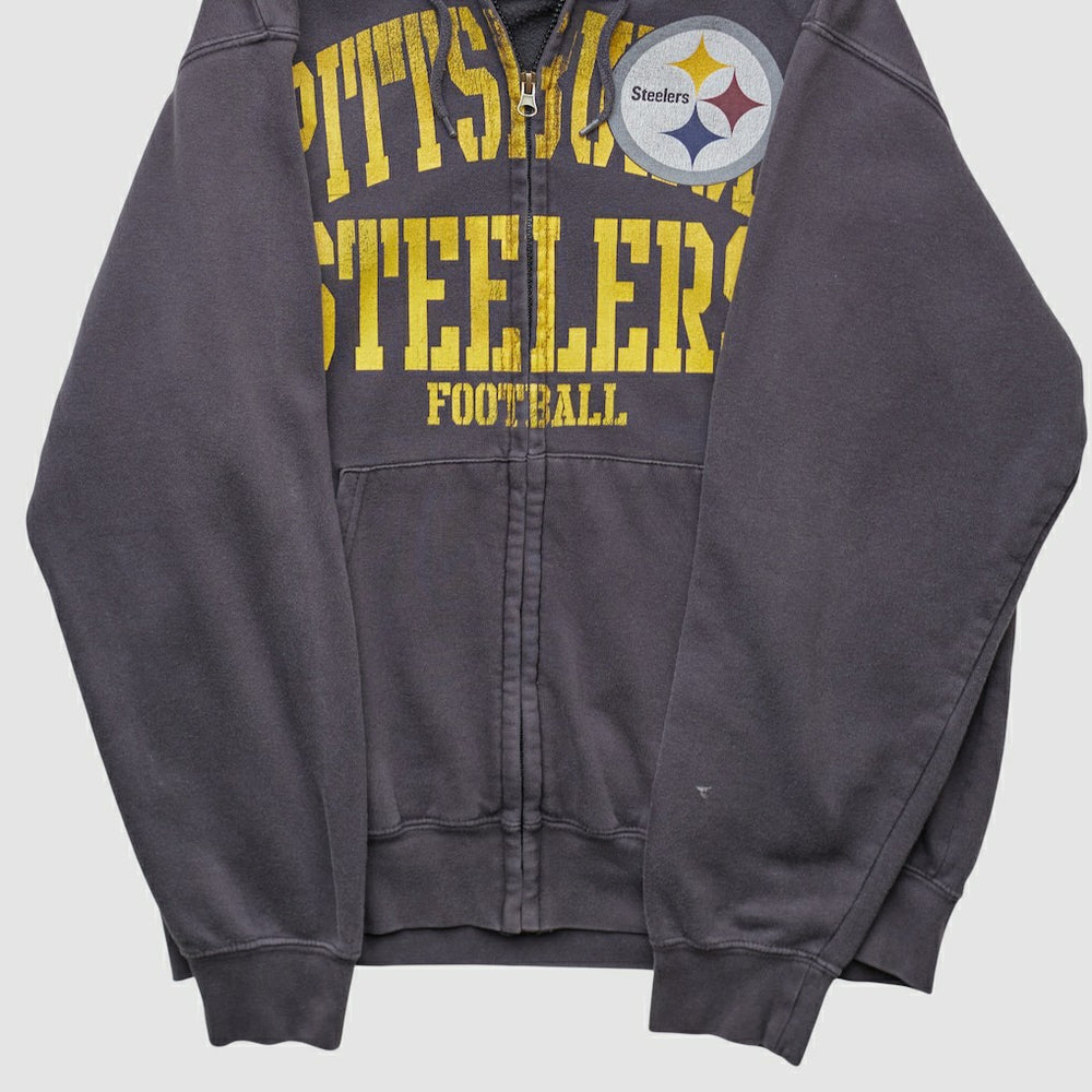 Pittsburgh Steelers Fanatics NFL 2010s Hooded Full Zip Sweatshirt