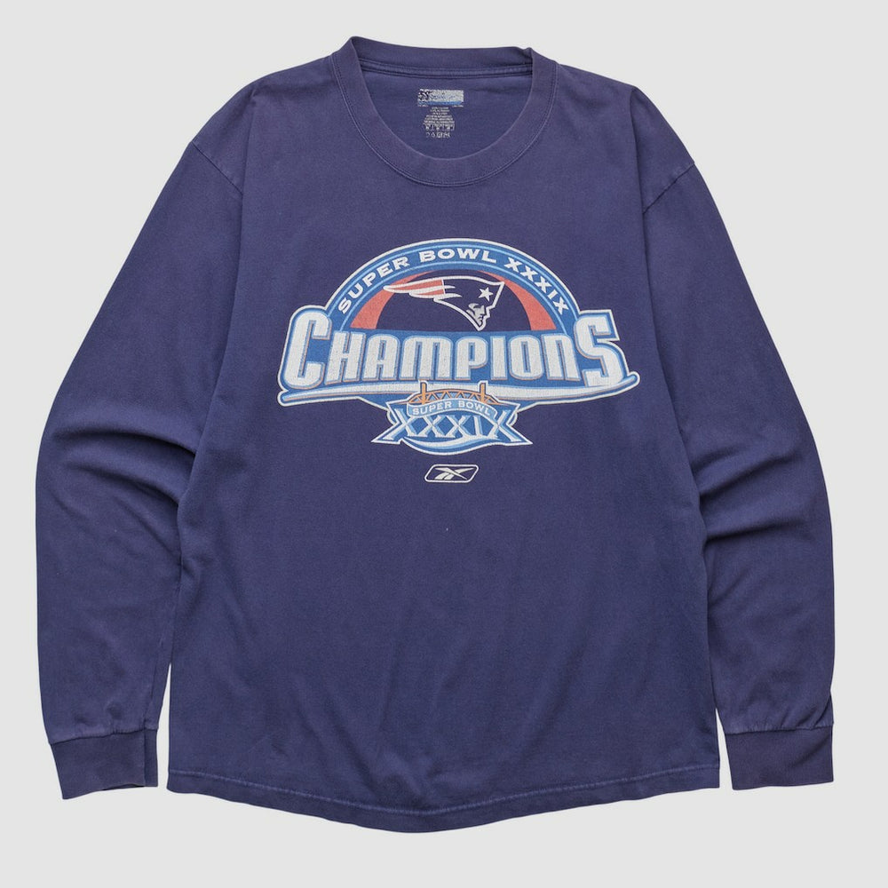 New England Patriots Fanatics Reebok 2005 Long Sleeve T-shirt