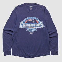 New England Patriots Fanatics Reebok 2005 Long Sleeve T-shirt