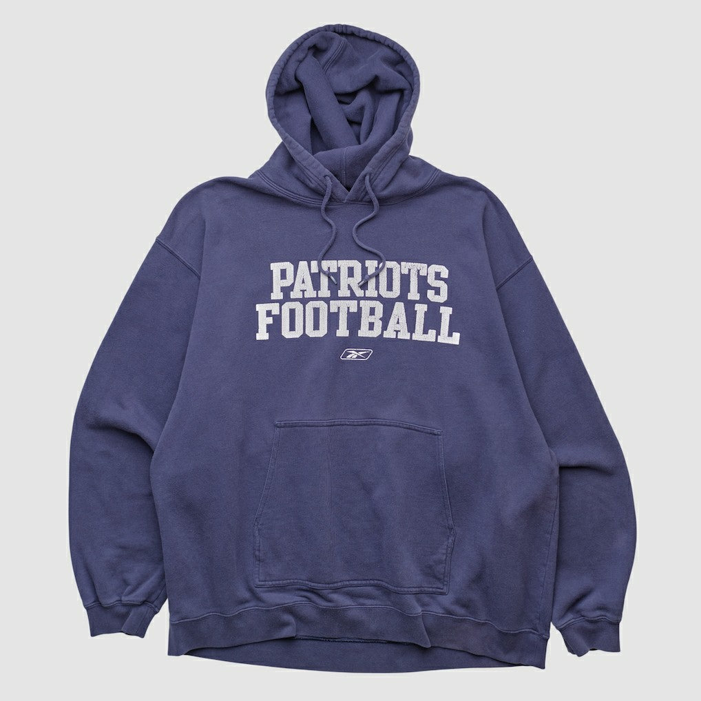 New England Patriots Fanatics Reebok 2000s Hooded Pullover Sweatshirt