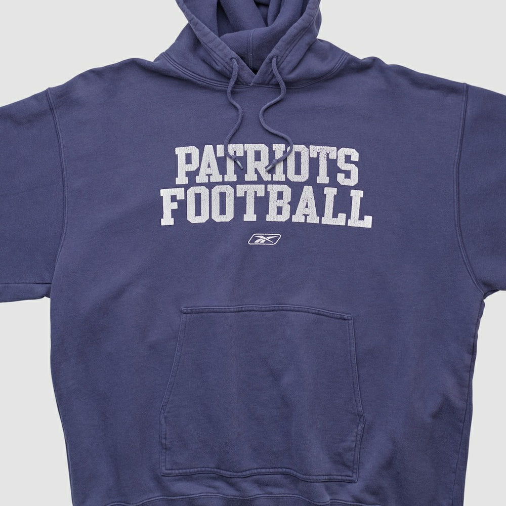 New England Patriots Fanatics Reebok 2000s Hooded Pullover Sweatshirt