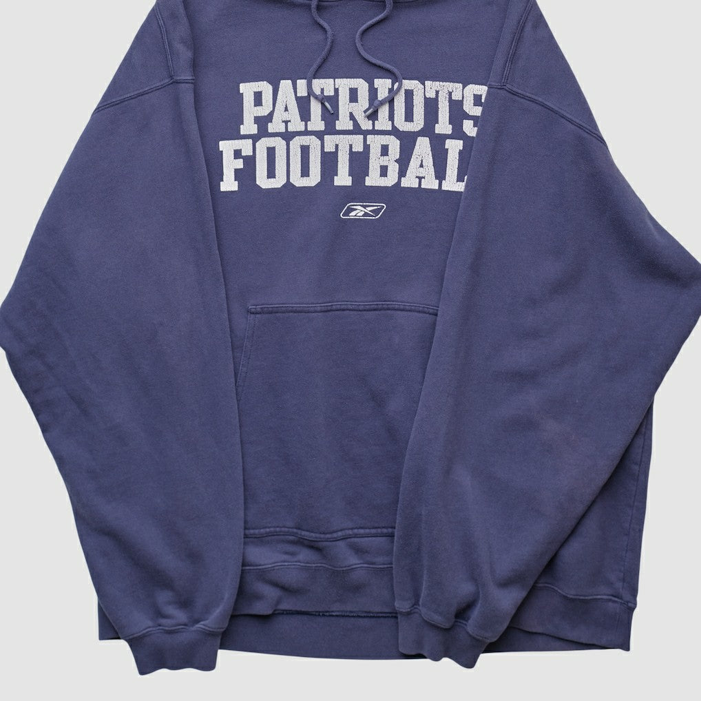 New England Patriots Fanatics Reebok 2000s Hooded Pullover Sweatshirt