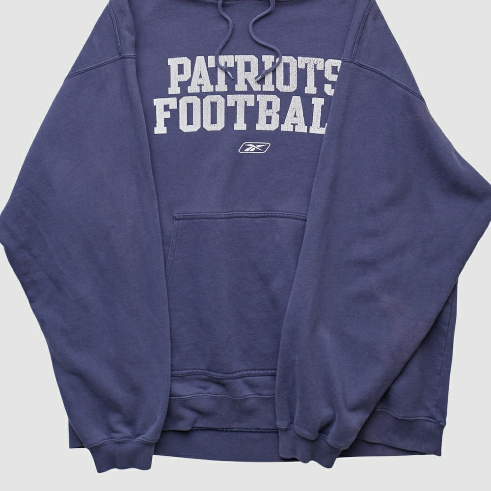 New England Patriots Fanatics Reebok 2000s Hooded Pullover Sweatshirt