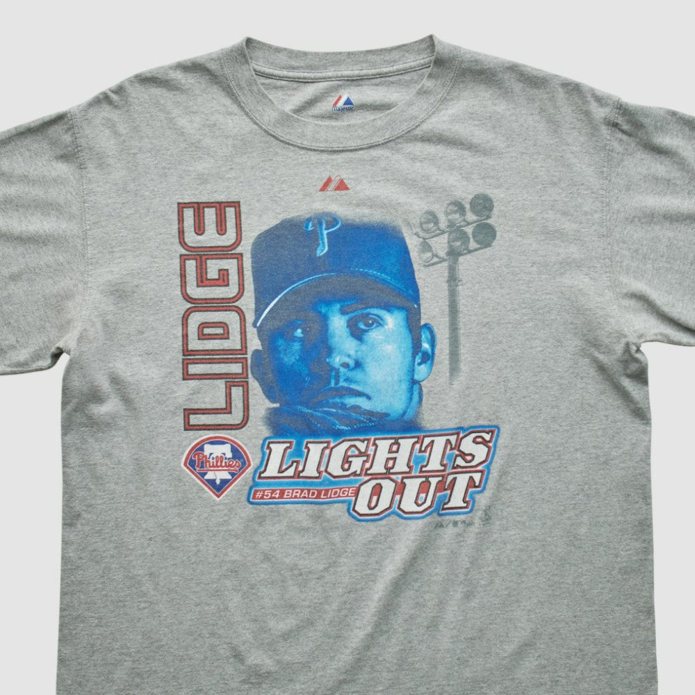 Brad Lidge Majestic 2000s T-shirt | MLB Outlet