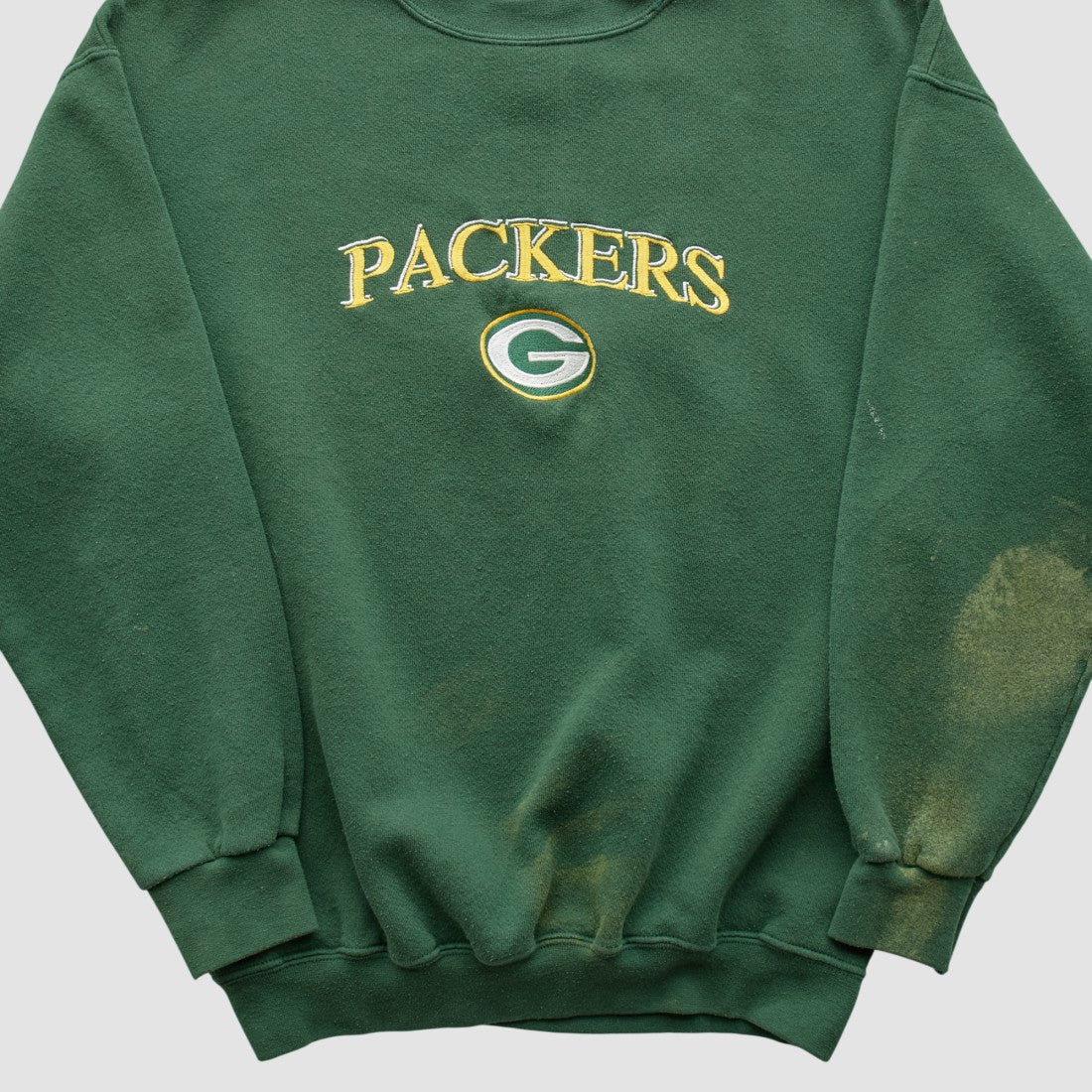 Green Bay Packers Fanatics Logo Athletic Pullover Sweatshirt