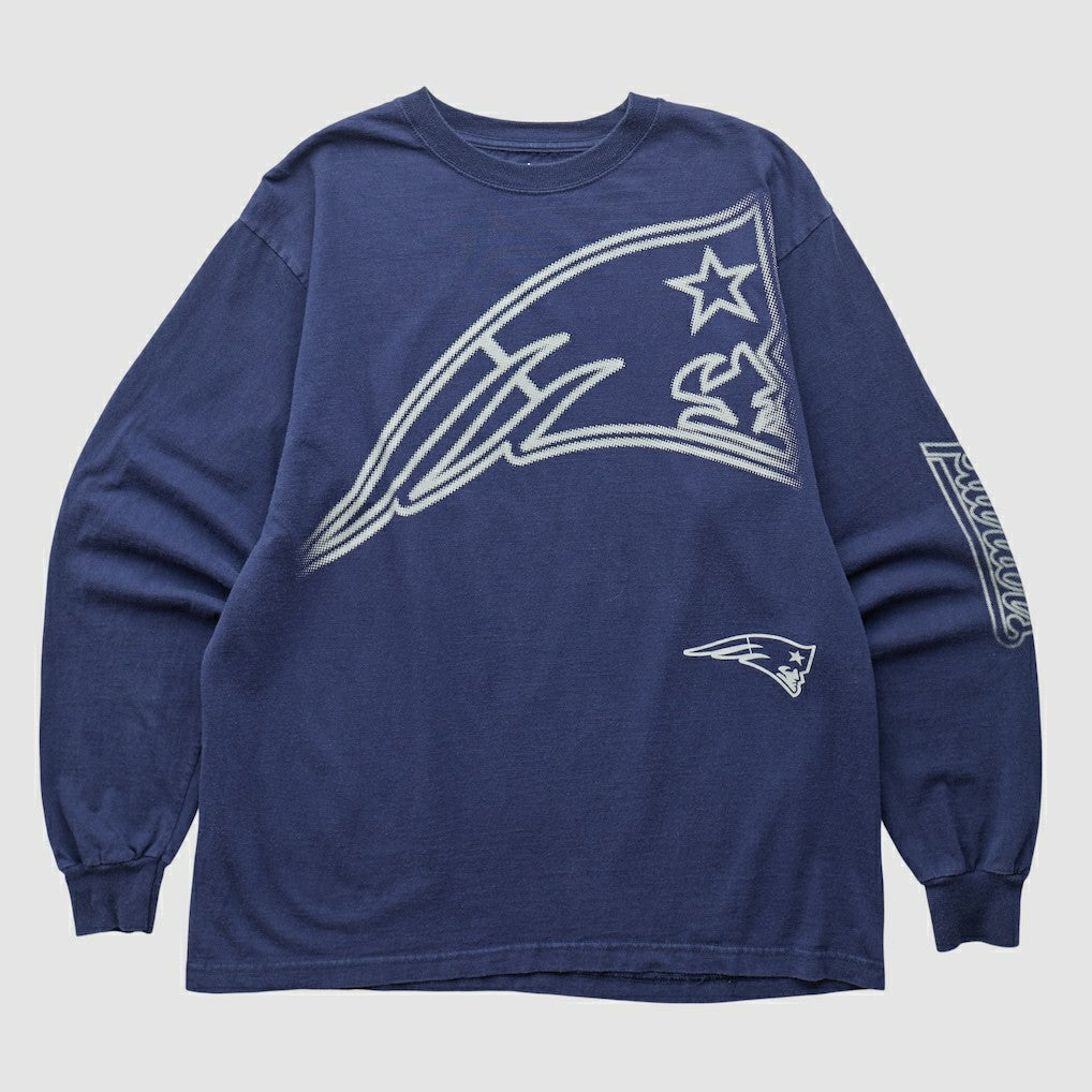 New England Patriots Fanatics Reebok 2000s Long Sleeve T-shirt
