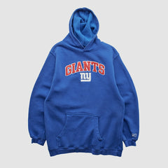 New York Giants Fanatics Reebok 2000s Hooded Pullover Sweatshirt