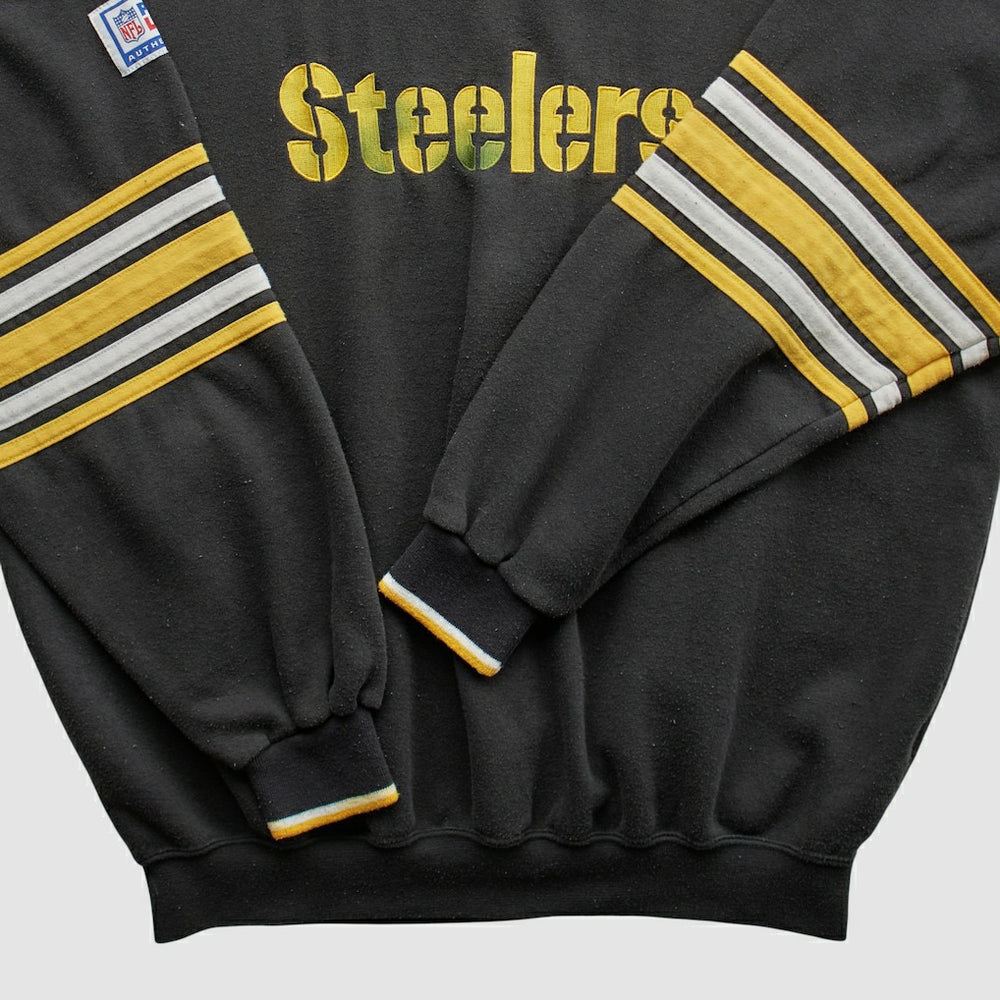Pittsburgh Steelers Fanatics Starter 90s Pullover Sweatshirt