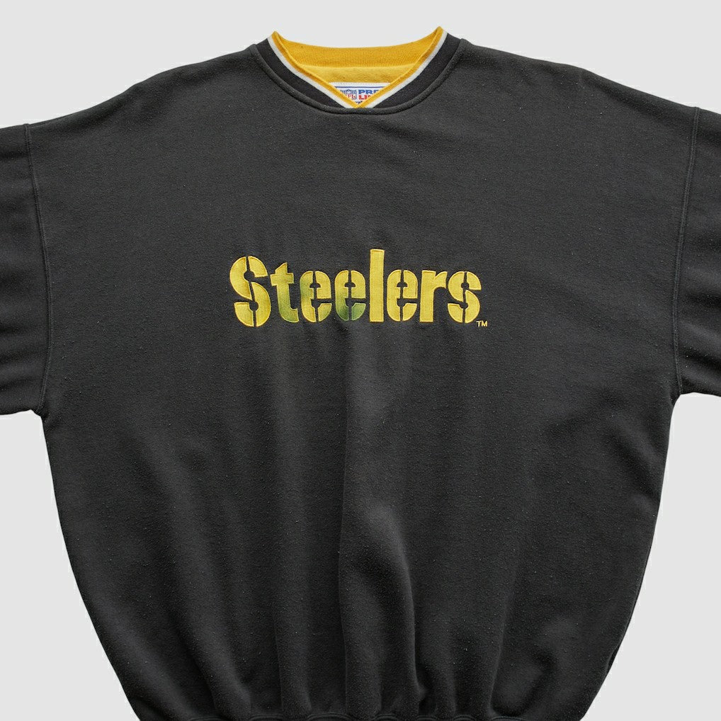 Pittsburgh Steelers Fanatics Starter 90s Pullover Sweatshirt