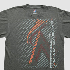 Miami Marlins Majestic 2000s T-shirt | MLB New