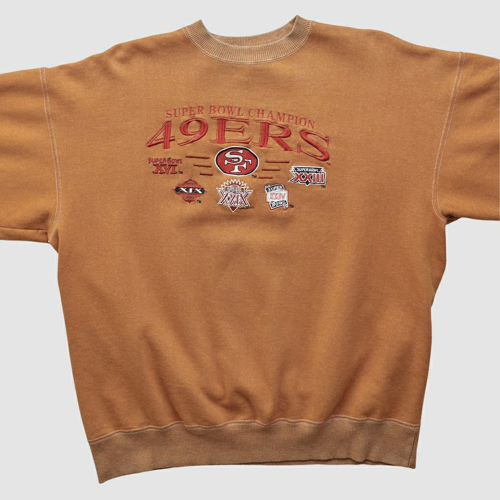 San Francisco 49ers Fanatics Super Bowl 90s Pullover Sweatshirt