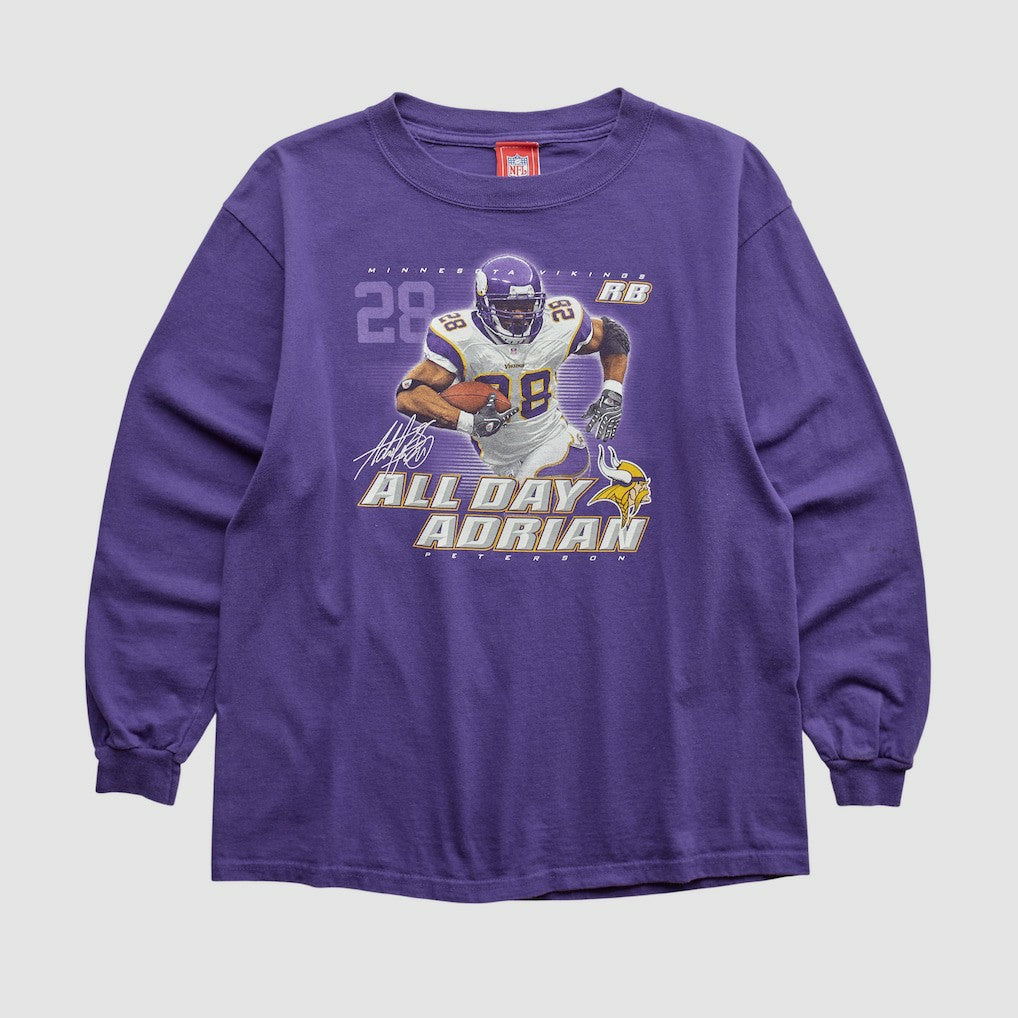 Minnesota Vikings Fanatics Adrian Peterson NFL 2000s Long Sleeve T-shirt