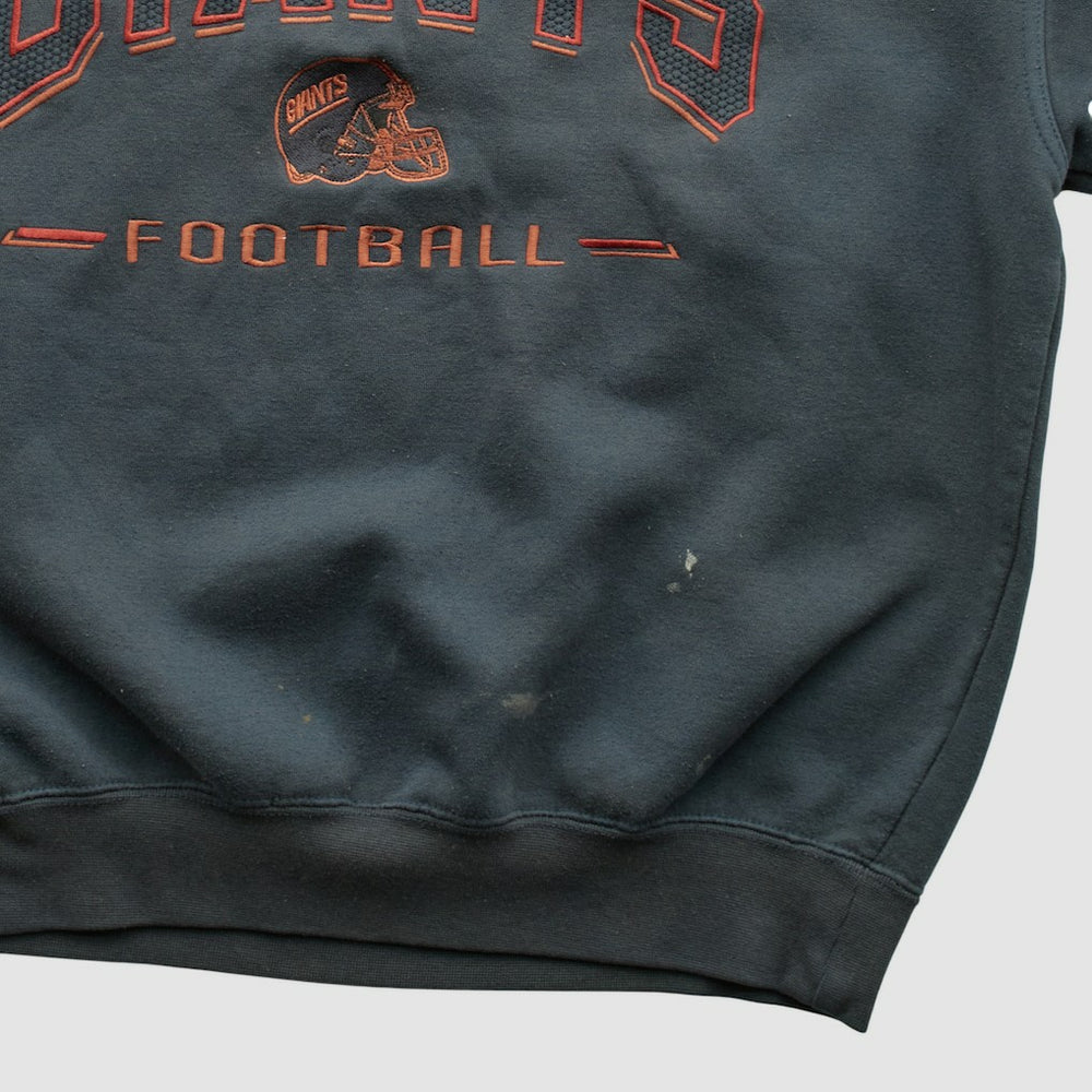 New York Giants Fanatics Lee Apparel 90s Pullover Sweatshirt