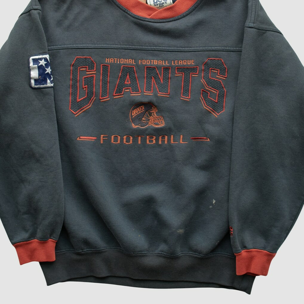 New York Giants Fanatics Lee Apparel 90s Pullover Sweatshirt