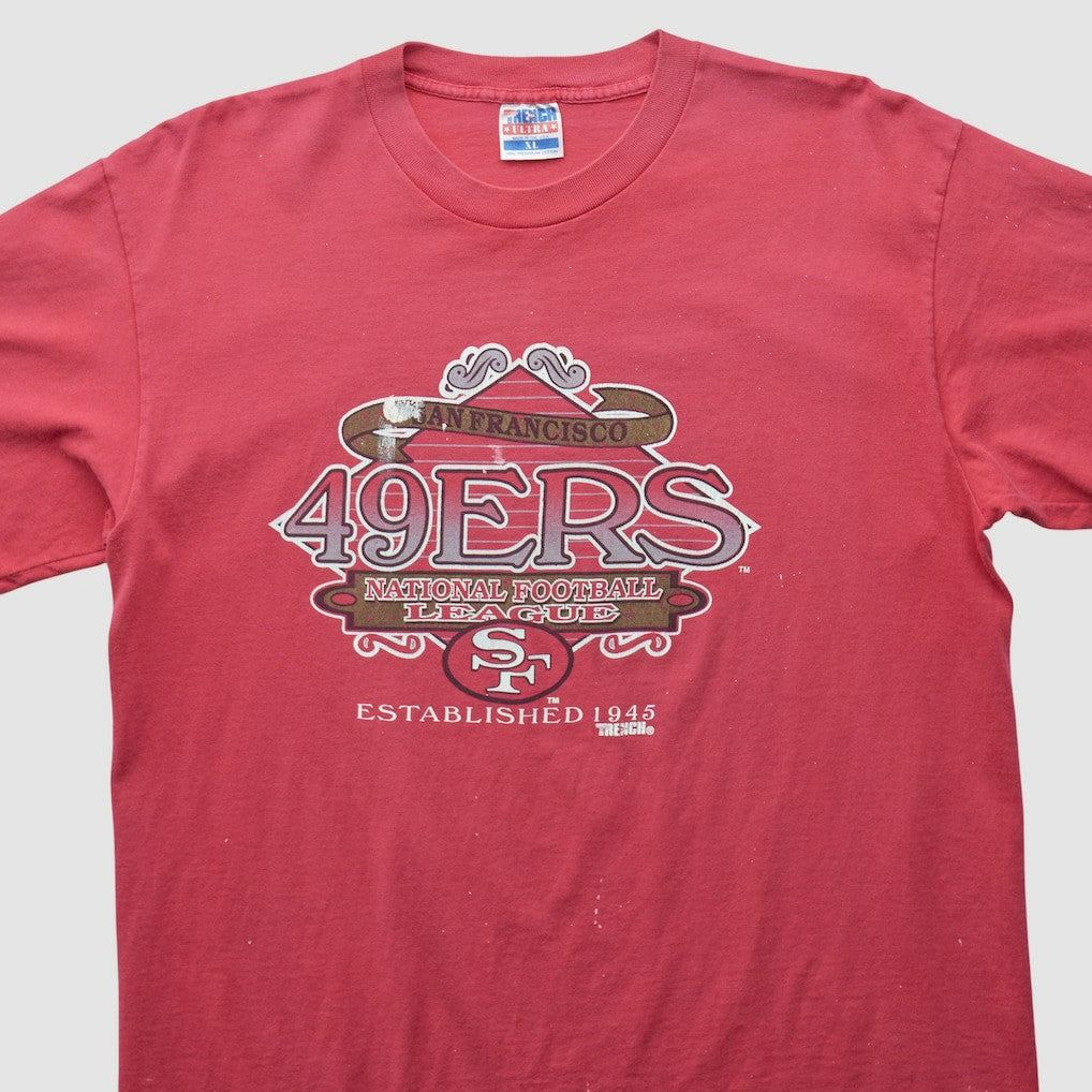 San Francisco 49ers Fanatics Trench 90s T-shirt
