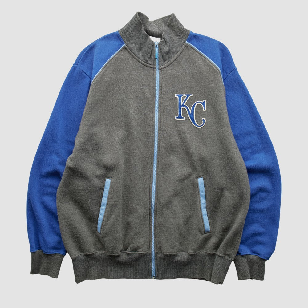 Kansas City Royals Majestic 2000s Full Zip Sweatshirt | MLB For sale