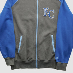 Kansas City Royals Majestic 2000s Full Zip Sweatshirt | MLB For sale
