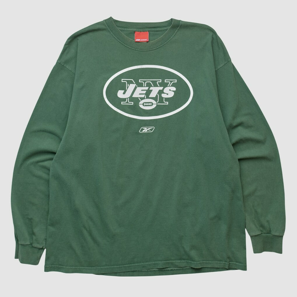 New York Jets Fanatics Reebok 2000s Long Sleeve T-shirt